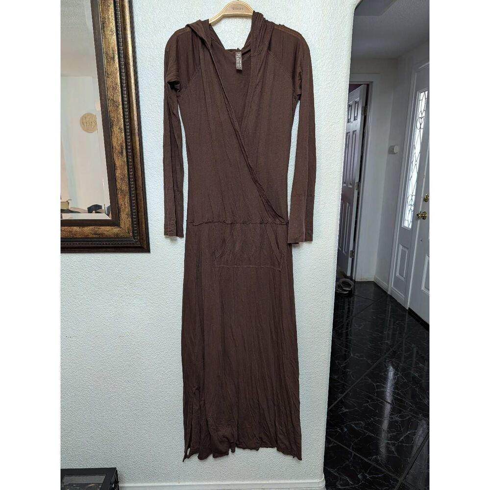 Barefoot Dreams made in peru 100% pima cotton Hoodie maxi dress size Medium